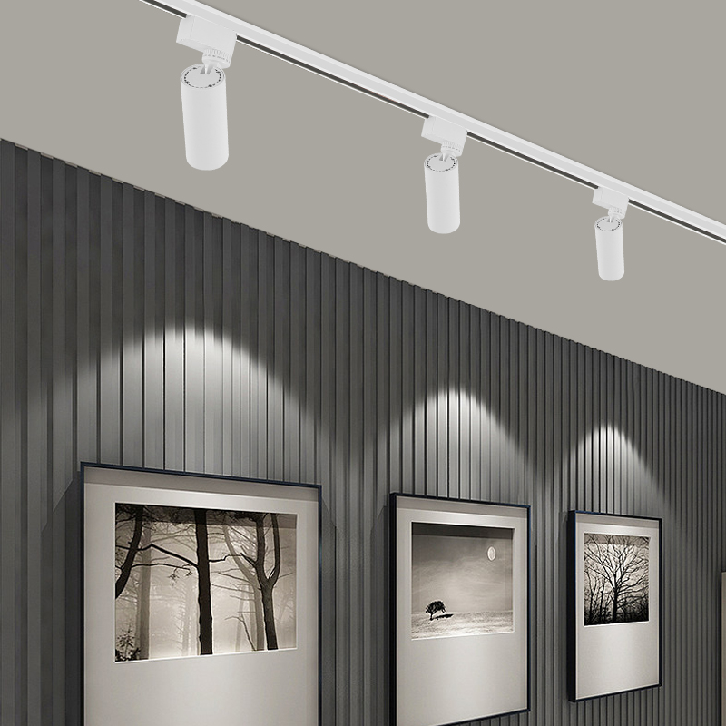 至御轨道灯led射灯明装客厅背景墙家用三色防眩小山丘滑轨灯GD152