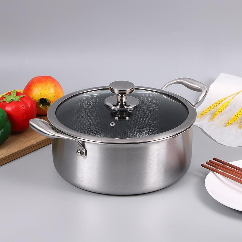 加厚30不锈钢汤锅家用层蒸锅炖锅电磁炉燃气灶专用蒸煮锅