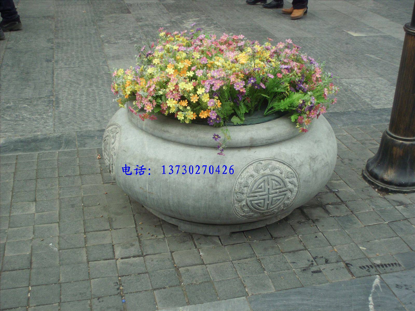 石雕花盆 石雕鱼缸 雕刻鱼缸 雕刻花盆 石雕水槽 石刻水盆 养鱼池