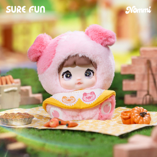 SUREFUN Nommi糯米儿米宝童话镇系列可爱搪胶毛绒挂件盲盒潮玩