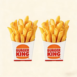 汉堡王自动发货薯霸王小薯条1份2份可乐雪碧小吃小食优惠券可多拍