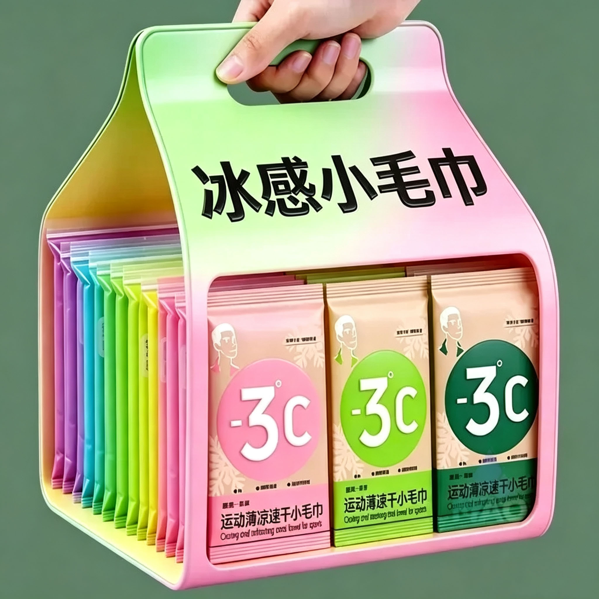 30条超值冰感毛巾降温止汗军训