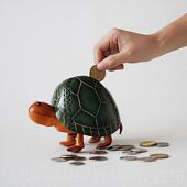 正品 创意个a性 Misksol海储蓄储蓄罐可以提取和存入男孩龟和女孩