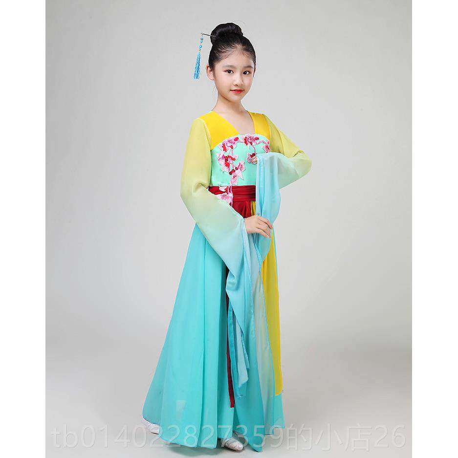 正品女孩新雪纺少儿童古典舞蹈演出服超女童水袖舞蹈甩袖舞款仙演,童装/婴儿装/亲子装,儿童演出服,淘宝优惠券,粉丝福利购,淘宝优惠卷