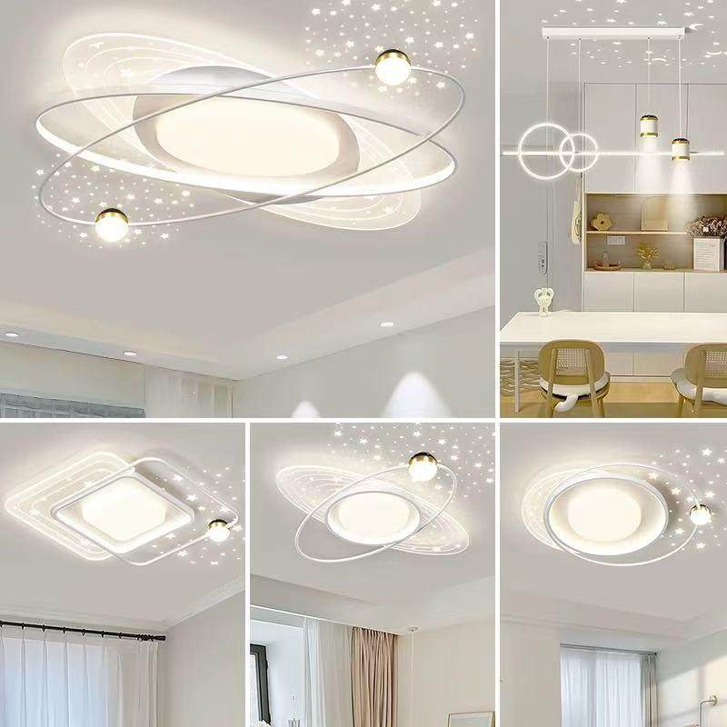 2024新款客厅灯现代简约大气轻奢led吸顶灯中山灯具全屋组合套餐