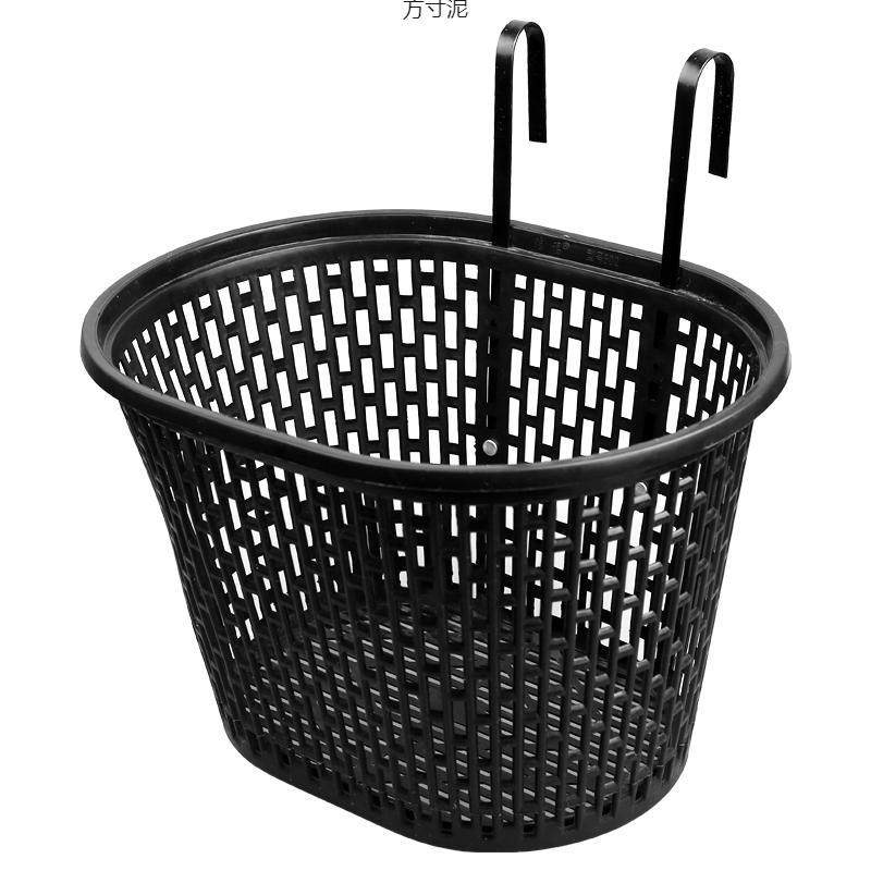 自行车筐前篮山地车前车筐自行车蓝筐前挂单车菜篮子儿童挂筐