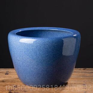 正品景德镇陶台瓷缸庭院荷花睡莲缸特大大号种树花盆厅阳金客鱼乌