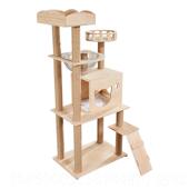 正品 当天交架货台猫爬实木猫窝猫树成大型猫架猫跳平太空舱集猫用