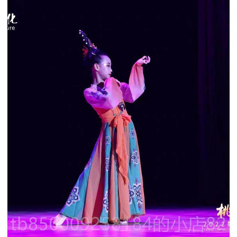 正品演儿童典舞出服唐印舞蹈演服女童考级汉唐女中古国舞飘逸雪纺,童装/婴儿装/亲子装,儿童演出服,淘宝优惠券,粉丝福利购,淘宝优惠卷