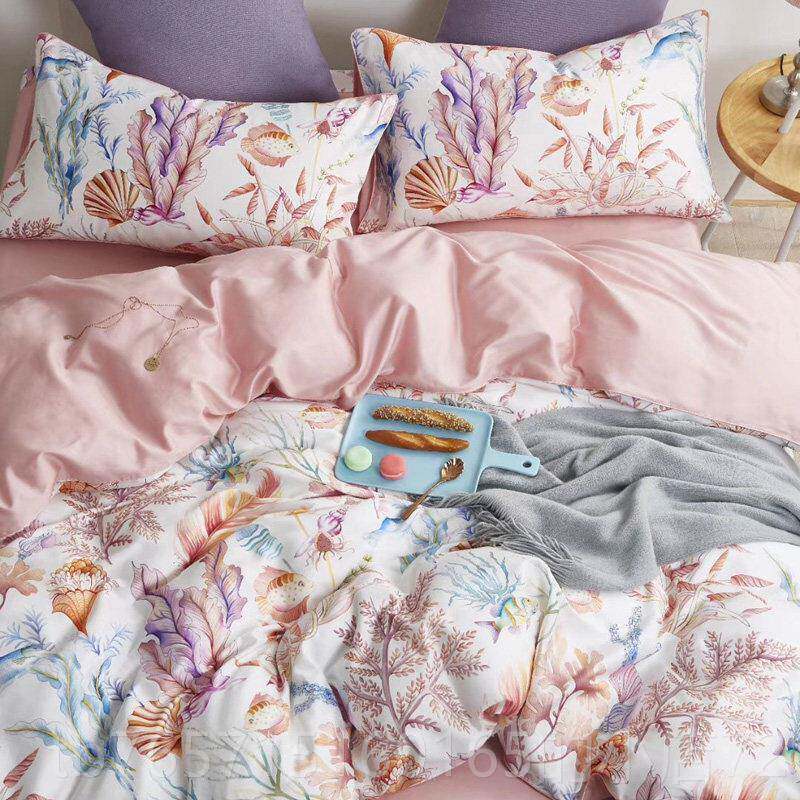 高档春季花鸟8上.用品60支长床绒棉贡缎数码印花全棉四件套1m纯棉