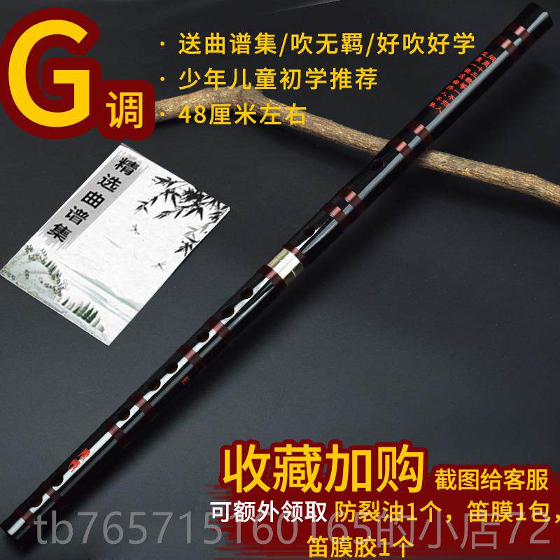 高档笛竹子魔道陈情笛乐础器萧笛零学基初古风专业D横笛E儿童F成