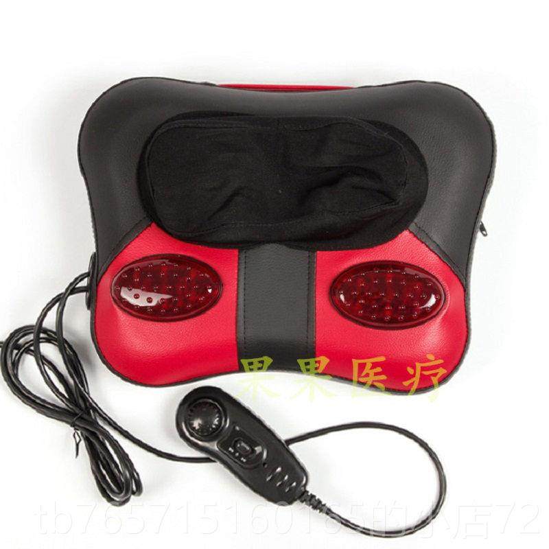 高档立昌颈仪椎疗腰背部按摩神器电动按摩枕加理热垫穴位震动揉捏