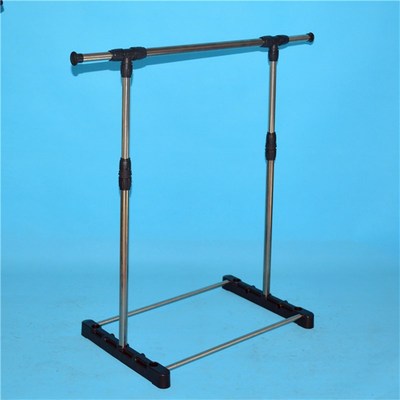 特小型不锈钢 单杆晾衣架 落地阳台升降 室内 伸缩 晒衣 凉衣架