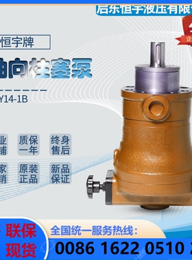 启东恒宇高压10/25/40/63/80/160SCY14-1B轴向柱塞泵手动变量电动