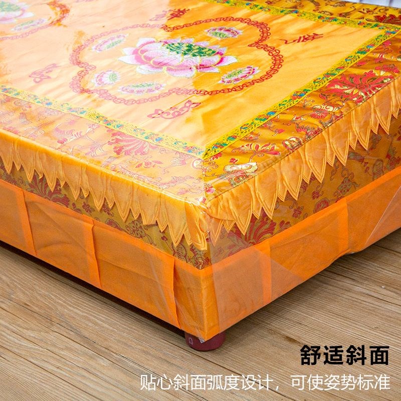 人实木拜垫跪拜垫家用庙打坐禅修垫子磕大头拜凳寺蒲团家用磕头