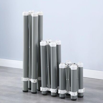 桌架子桌腿可折叠支架不锈钢桌脚铁艺加厚桌子腿伸缩架子餐台脚架