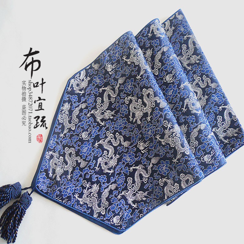 中式欧式复古时尚经典布艺织绵桌布桌旗/床旗茶几旗