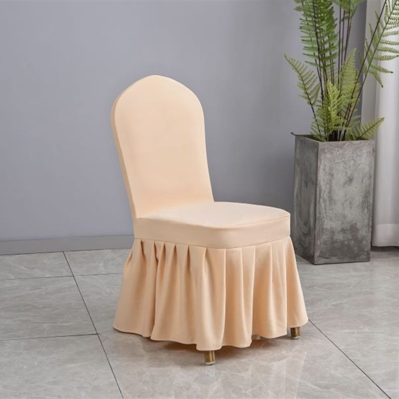 300克特厚空气层百褶裙椅套婚庆会展贵宾椅椅套酒店宴会椅子裙边