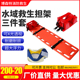 泳池游泳救生急救救护担架脊柱板脊椎固定板头部折叠救援伤员抬板