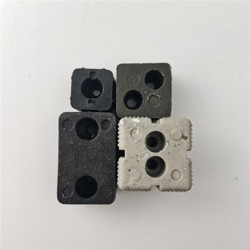 方管单通直接角码2025302538管直通塑料方块货架拼接护栏杆连接块