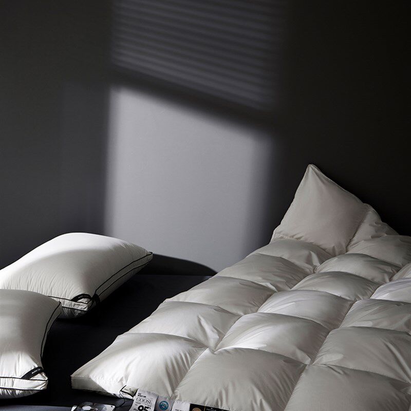 顶奢匈牙利95大朵白鹅绒手挑级羽绒被蓬松度800+秋冬保暖加厚冬被