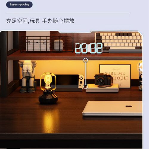 置物架桌面收纳神器多层书架学生桌上置物架办公室书柜小型展示架