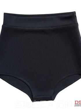 正品演酒吧欧美舞台s出服爵d士臀舞弹力紧身高腰包黑色打底短裤热