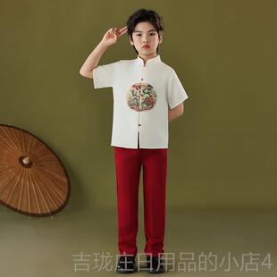 正品童儿表合唱团中小学生歌吟诗唱红演服装汉代马面裙
