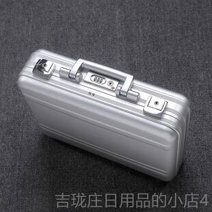 正品铝镁金手仪提式商务公文箱电脑箱合文件箱器设备五男金工具箱