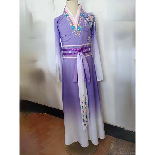 正品儿童古典舞服荷花奖朱瑾慧易安醉同服款风飘逸古汉蹈唐幼儿演