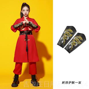 正品一六儿童中国风演出服运潮舞蹈表演服动会班服街舞爵国士舞武