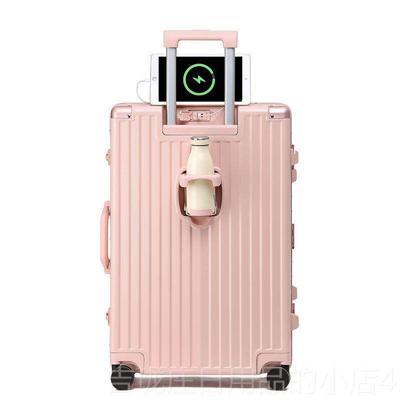 正品箱波米旅行箱行李箱铝2框0拉杆万向轮24女男登机箱密码皮子26