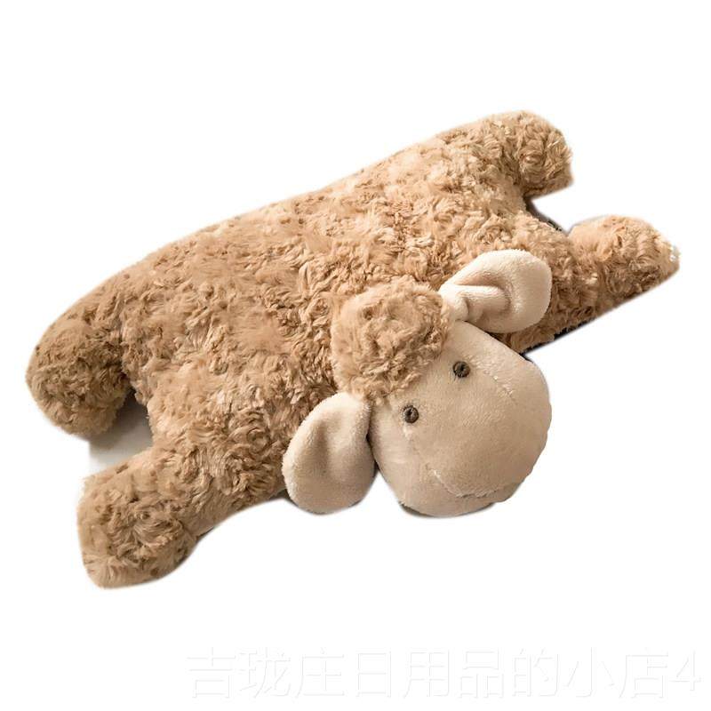 正品出口形韩国原版圆球羊公公仔gini羊球小羊雪莉仔网红枕毛抱绒