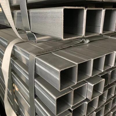 厂家锌方管6米建筑幕墙用钢材铁方管40*NGK6矩口0大径厚镀壁形管