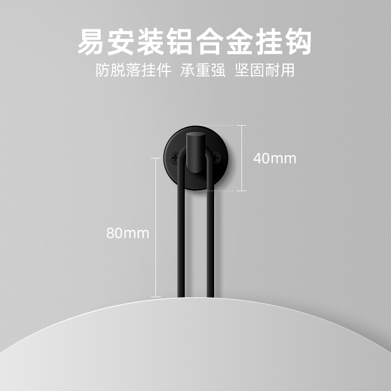 无框简约超窄全身镜壁挂镜子挂钩式挂门试衣镜家用贴墙极窄穿衣镜