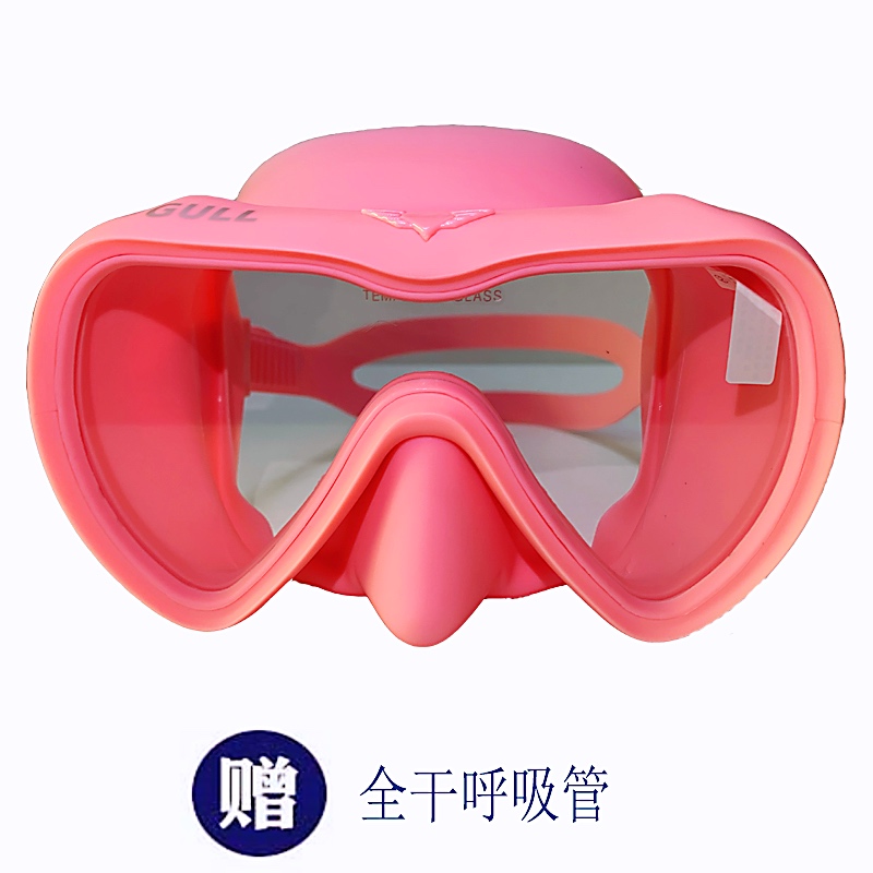 GULL浮潜面镜潜水镜深潜全干式浮潜三宝呼吸管装游泳潜水装备