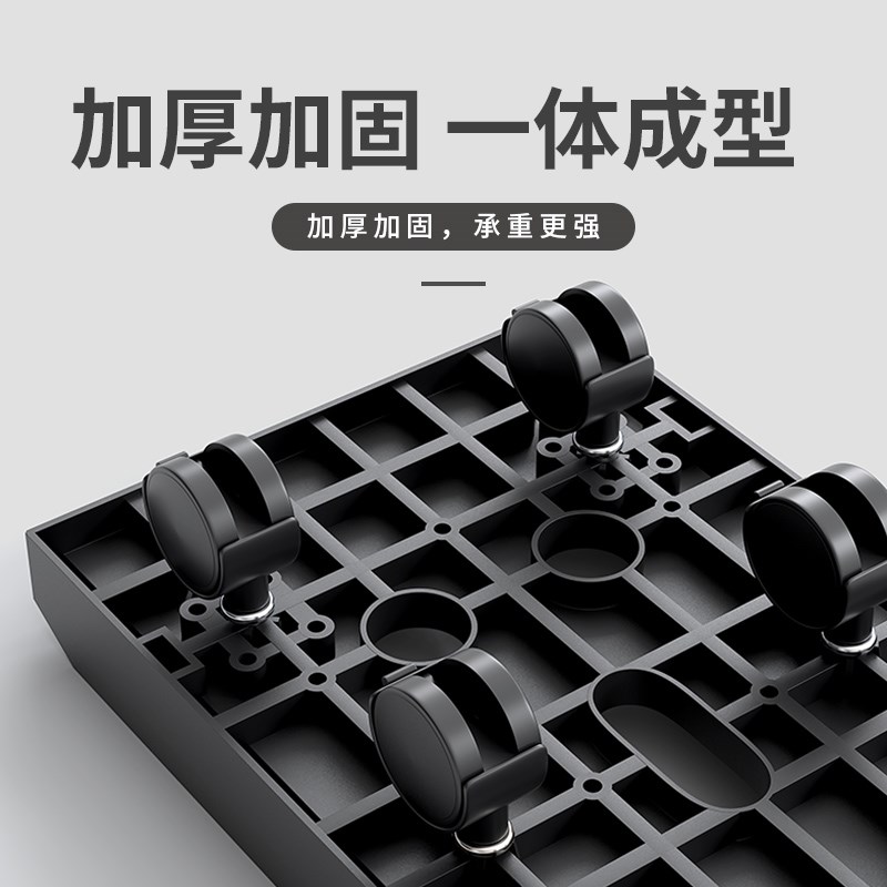 台式主机托架带轮打印机支架机箱防潮可移动推拉承重层多层增高