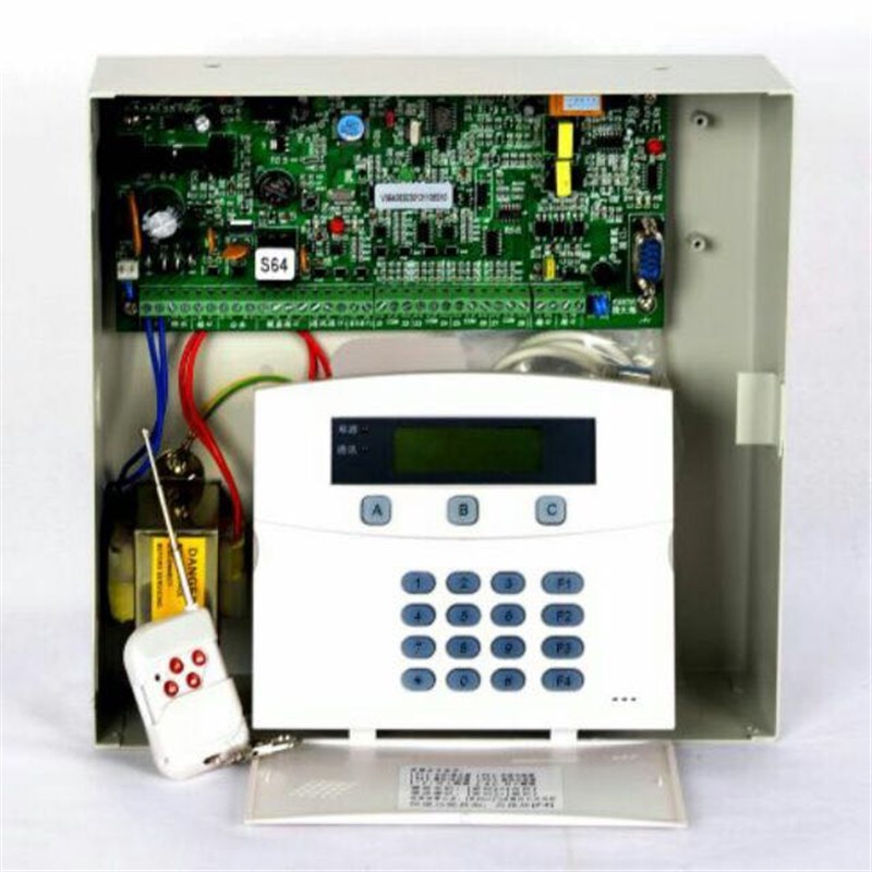 RS85总线制报警主机工程网络总线防盗报警器主机带遥控光纤主机