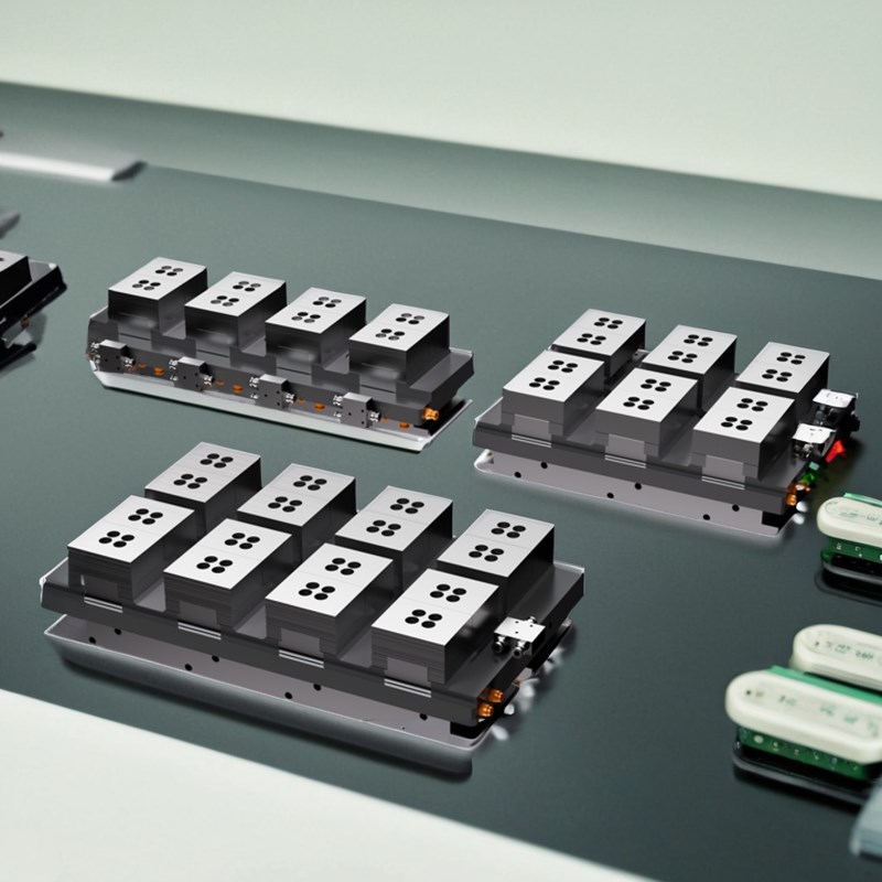 气动虎钳多夹位大开口模块可换式重型机床NC夹具高精度自定心功能