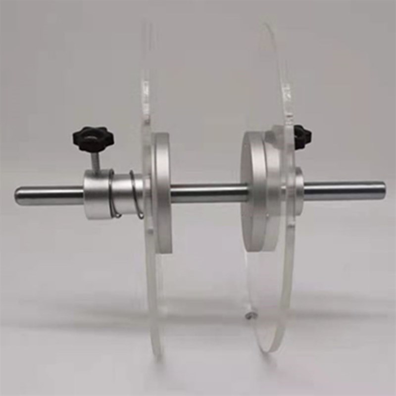 压盘标签卷料挡圈切模机挡块轴孔1MM铝合金挡料盘保鲜膜挡料圈