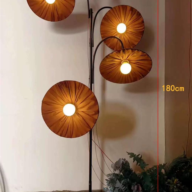 新荷蓬叶路引台灯舞台迎宾民国风摆件酒店婚礼堂水晶厅婚庆道具