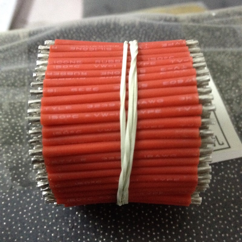 UL3239 2WG电子线 MM短线 耐高温硅胶线 焊接线 LED线 串灯线