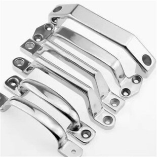 不锈钢方形压铸拉手 L15Z0 XAK01 L100 L200 L80 替代怡合达