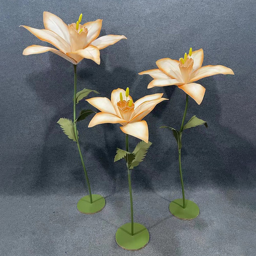 婚庆道具路引花成品水仙花婚礼舞台摆件路引花摄影橱窗店铺装饰花