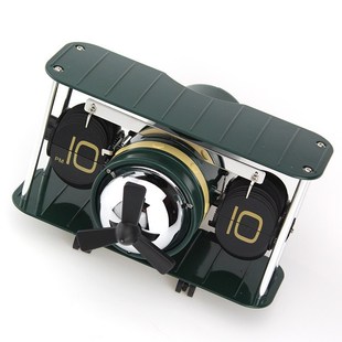 妙刻翻页钟自动覆古机械钟表创意摆件台式座钟时钟客厅数字电子钟