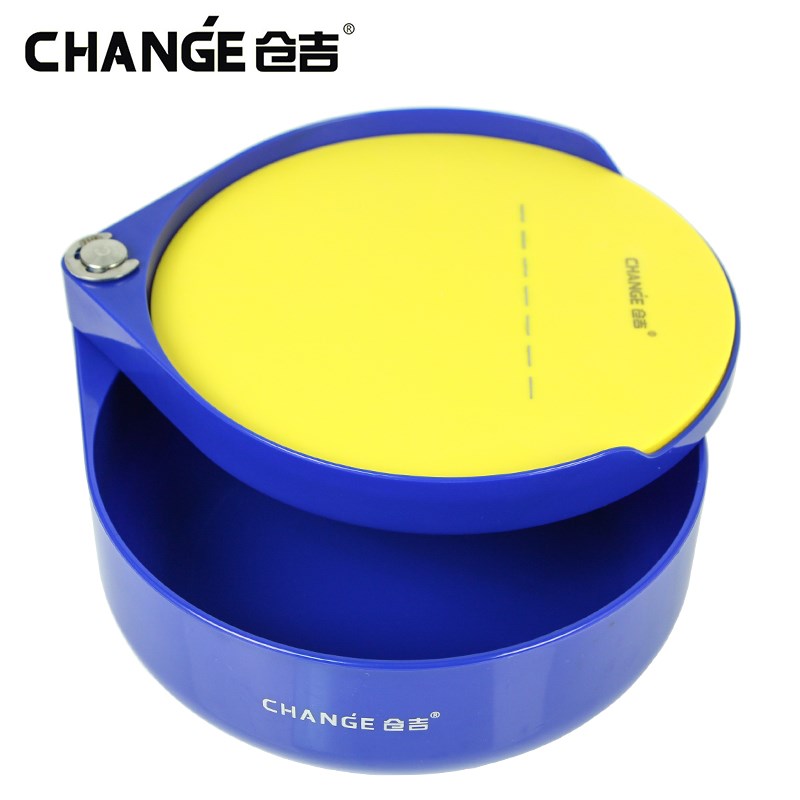 仓吉全磁拉饵盘 饵料盒 竞技自动分钩超薄 浮水立钩虚线二层 拉饵