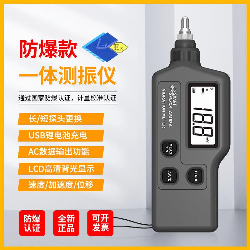 AM63A防爆手持式测振仪便携式高精度测震仪电机振动测试仪