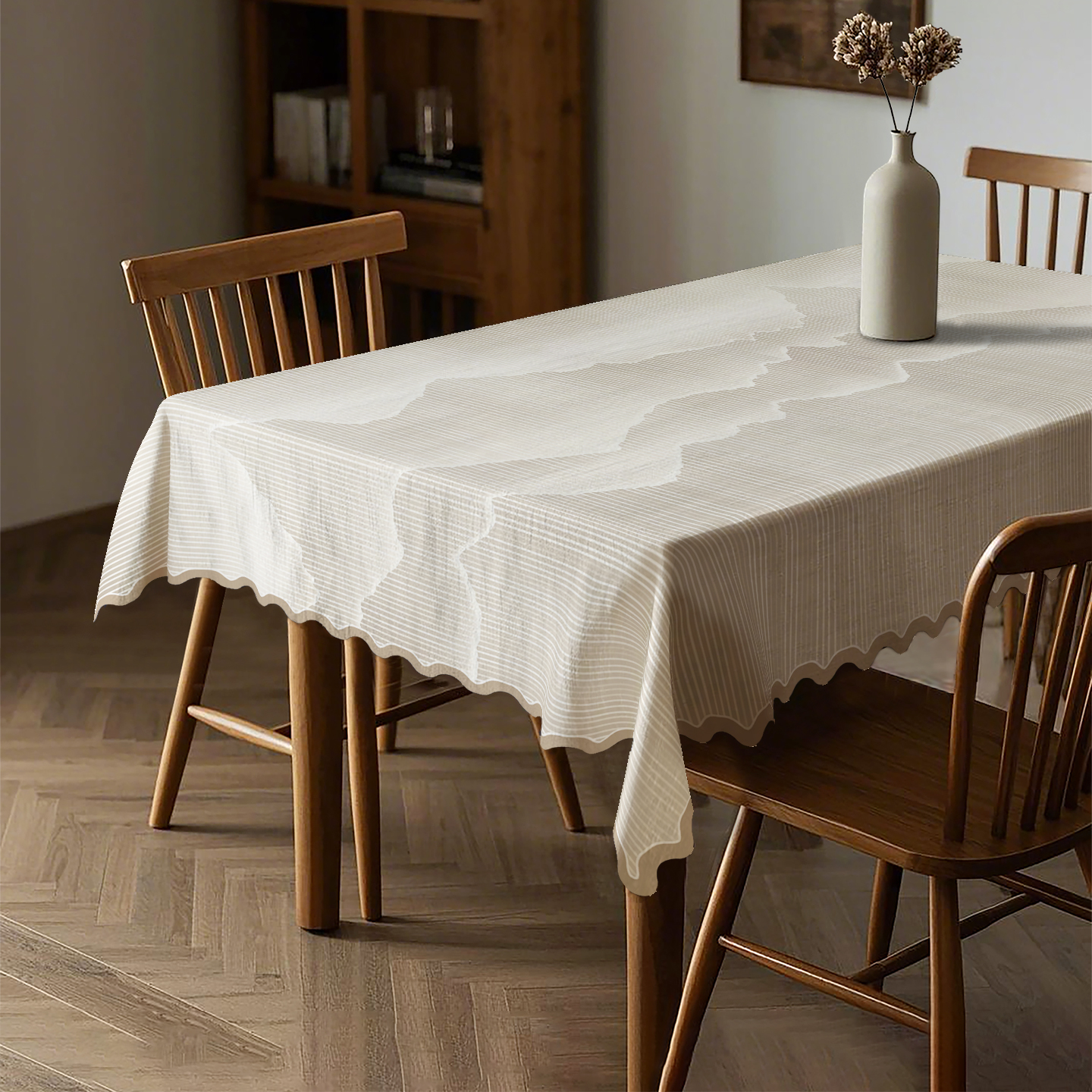 2025新款高端棉麻布艺厚实桌布中式小块长方形桌布茶几餐桌可定制