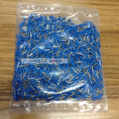 E0306管形预绝缘端子 插针接线端子 冷压端头 欧式端子紫铜1000只