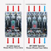 正品 人民塑胶壳断路4P空开气关100关A空气开3P开关380V三相四线透